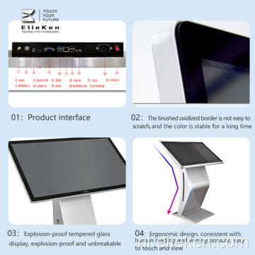 27 inch LCD capacitieve interactieve touchscreen kiosk